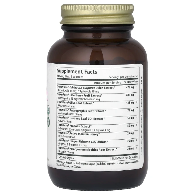 The Synergy Company, Rapid Rescue, 42 органические капсулы