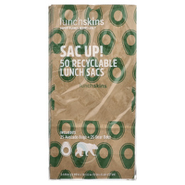 Lunchskins, Sac Up! перерабатываемые ланч-мешки, 50 пакетиков
