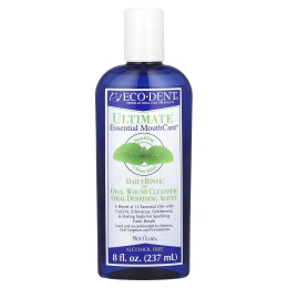 Eco-Dent, Комплексная необходимая защита и лечение для полости рта, ежедневное полоскание и очищение, Sparkling Clean Mint, 8 ж. унц. (237 мл)