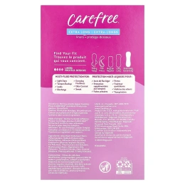 Carefree, вкладыши, экстрадлинные, без запаха, 100 шт.