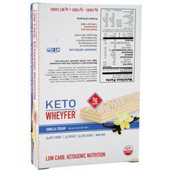 Convenient Nutrition, Батончик Keto Wheyfer с ванильным кремом 10 батончиков