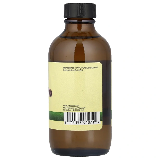 Vitacost, 100% чистое лавандовое масло, 118 мл (4 жидк. унции)