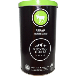 Kicking Horse, Kick Ass, Цельное кофе в зернах, темное, 350 г