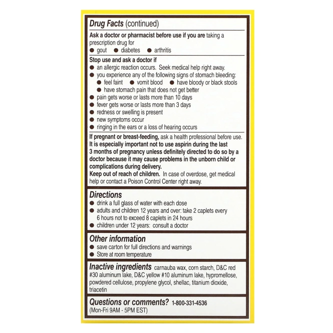 Bayer, Для спины и тела, 500 мг, 100 капсул, покрытых оболочкой