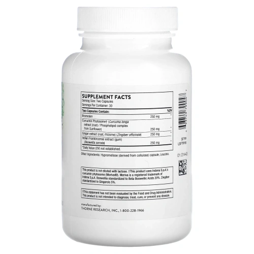 Thorne Research, Phytoprofen, 60 капсул