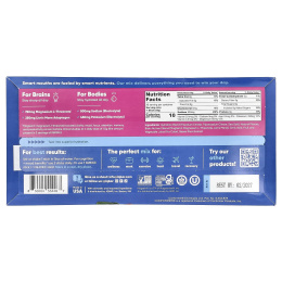 IQBAR, IQMIX®, смесь для увлажнения, чистоты и настроения, со вкусом голубики и граната, 20 стиков по 8 г (0,28 унции)