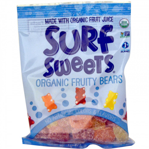 Surf-Sweets, Fruity Bears, Organic, 2.75 oz (78 g)