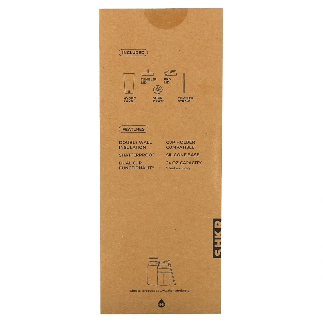 HydroJug, HydroSHKR, стакан-шейкер, с кремовым вкусом, 700 мл (24 унции)