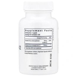 Vital Nutrients, Витамины D3 и K2, 120 вегетарианских капсул