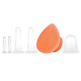 Grace & Stella, набор массажных банок для лица, 160 гр (0,36 фунта)