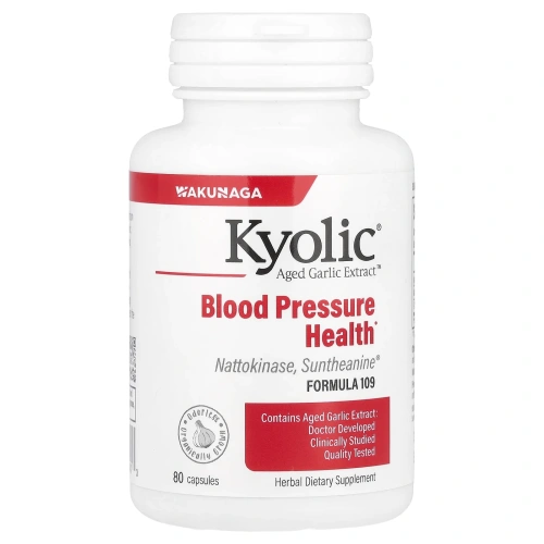 Kyolic, Aged Garlic Extract, формула 109, 80 капсул