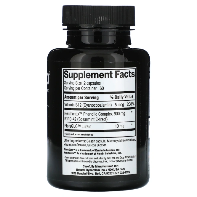 Natural Dynamix (NDX), Добавка Вечная Энергия и Выносливость Endure DX, 30 капсул