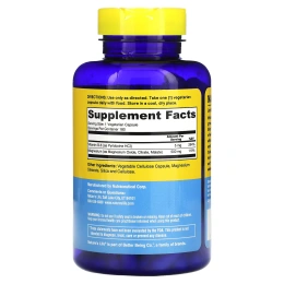 Nature's Life, магний и витамин B6, 500 мг, 180 вегетарианских капсул