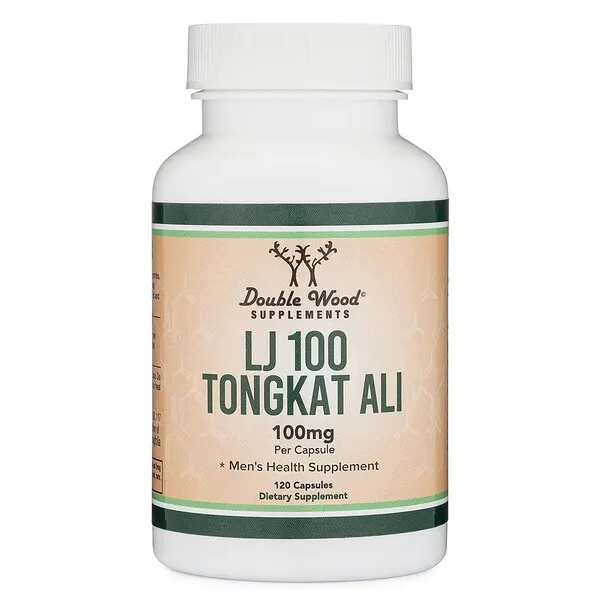 Double Wood Supplements, LJ100 эврикома длиннолистая, 100 мг, 120 капсул