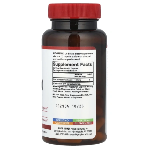 Olympian Labs, DIM-150, 30 вегетарианских капсул