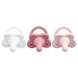 Dr. Brown's, HappyPaci™, соска, для детей 0–6 месяцев, розовая, светло-розовый и белый, 3 шт.