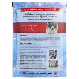 Brutus Bone Broth, Brothcicles, для взрослых собак, с индейкой, 6 тюбиков по 59 мл (2 жидк. унции)