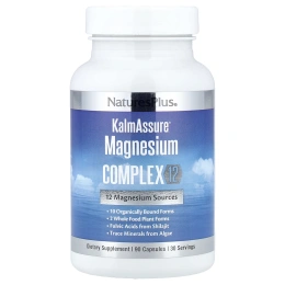NaturesPlus, KalmAssure®, комплекс с магнием, 12, 90 капсул