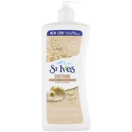 St. Ives, Body Lotion, Soothing, Oatmeal & Shea Butter, 21 fl oz (621 ml)