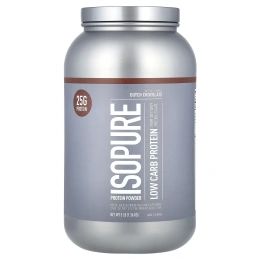 Nature's Best, IsoPure, Perfect Low Carb Isopure, голландский шоколад, 3 фунта. (1361 г)