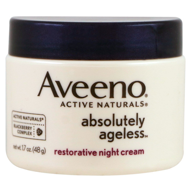 Aveeno, Absolutely Ageless, восстанавливающий ночной крем, 1,7 унции (48 г)