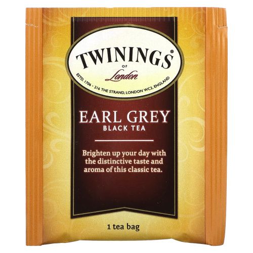 Twinings of London, Черный чай Эрл Грей 100 шт