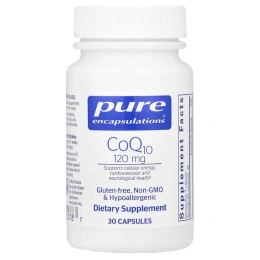 Pure Encapsulations, CoQ10, 120 мг, 30 капсул