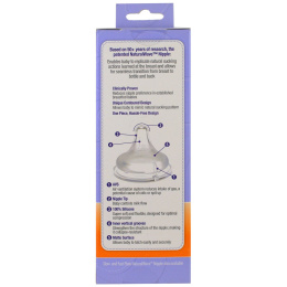 Lansinoh, Бутылочка с соской, имитирующей натуральные колебания, со средней скоростью вытекания, 8 унций (240 мл)