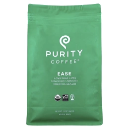 Purity Coffee, Ease, цельная фасоль, темная обжарка, 340 г (12 унций)