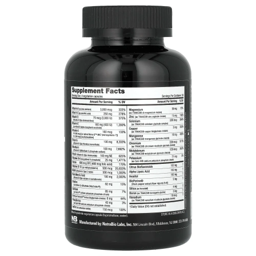 NutraBio Labs, формула для мужчин MultiSport, 120 вегетарианских капсул