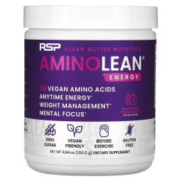 RSP Nutrition, Энергетическая формула Amino Lean, черника и гранат, 8,25 унц. (234 г)