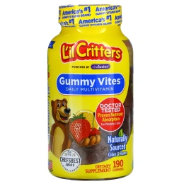 L'il Critters Мультивитамины Gummy Vites, 190 жевательных конфет