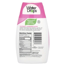 SweetLeaf Stevia, Water Drops®, вкусная стевия, усилитель воды, малиновый лимонад, 48 мл (1,62 жидк. Унции)