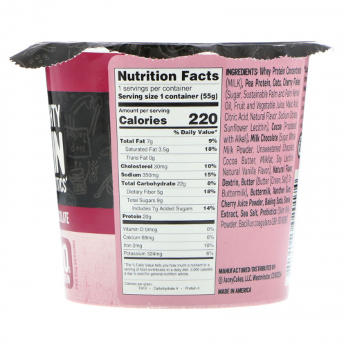 FlapJacked, Mighty Muffin, with Probiotics, Tart Cherry Chocolate, 1.94 oz (55 g)
