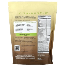 VitaHustle, One Superfood Protein, протеин из суперфудов, шоколад и арахисовая паста с бананом, 654 г (1,44 фунта)