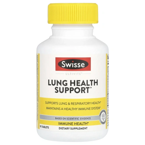 Swisse, Ultiboost, поддержка здоровья легких, 90 таблеток