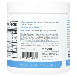 Kaged, Омега-3, тройная эффективность, 60 мягких таблеток