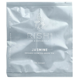 Rishi Tea, Органический ароматизированный зеленый чай, жасмин, 15 пакетиков, 36 г (1,26 унции)
