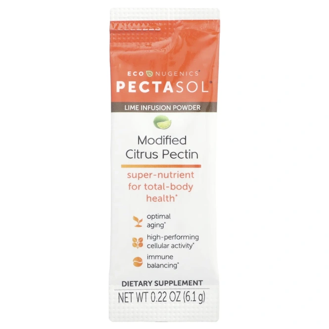 Econugenics, PectaSol®, модифицированный цитрусовый пектин, 15 пакетиков по 6,1 г (0,22 унции)