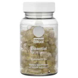 Ritual, Essential for Women, мультивитамины для женщин старше 18 лет, с мятным вкусом, 60 веганских капсул