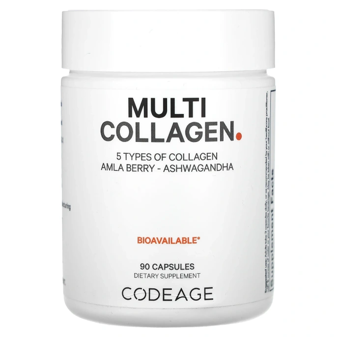 Codeage, мультиколлагеновый комплекс, 90 капсул