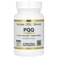California Gold Nutrition, Пирролохинолин хинон, 20 мг, 30 вегетарианских капсул