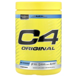 C4 / Cellucor, C4® Original, предтренировочный комплекс, со вкусом голубой малины, 445 г (15,7 унции)