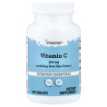 Vitacost, витамин C с экстрактом шиповника, 100 таблеток