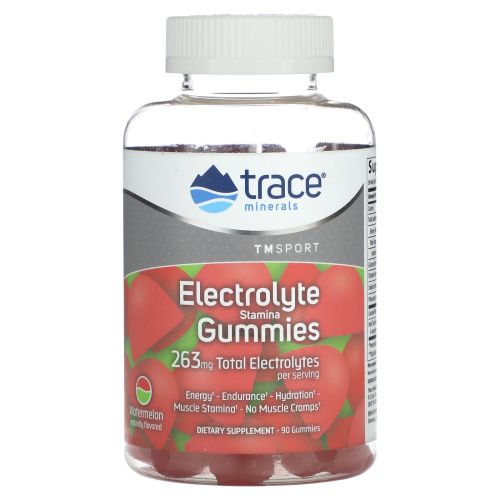 Trace Minerals Research, Electrolyte Stamina мармелад Арбуз 90 мармеладок