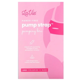 LaVie, Pump Strap, бюстгальтер для кормления без помощи рук, размер Large, черный, 1 шт.
