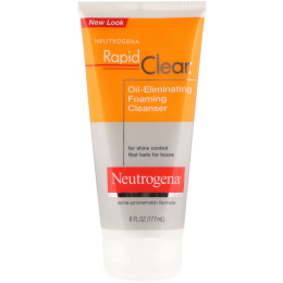 Neutrogena, Увлажняющая и очищающая эмульсия для проблемной кожи лица Rapid Clear, 6 ж. унц. (177 мл)