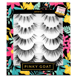 Pinky Goat, Artist #1, шелковые накладные ресницы, 5 шт. в упаковке