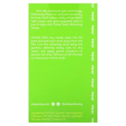 Zimba, полоски для отбеливания зубов, кокос, 14 шт.