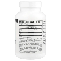 Source Naturals, L-Тирозин, 500 мг, 100 таблеток